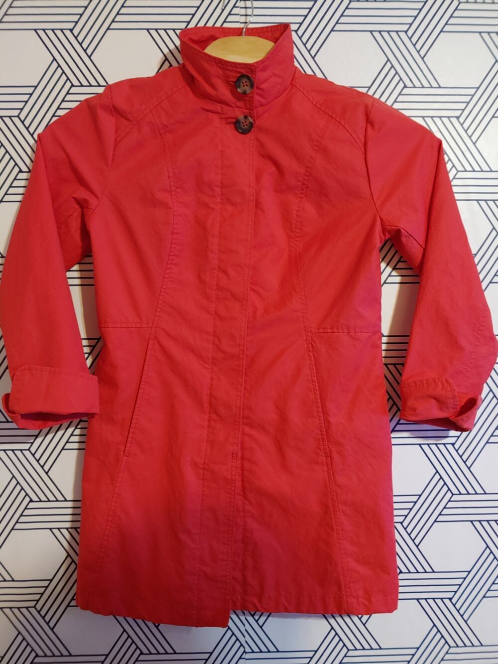 Womens Eddie Bauer Spring Raincoat Size Medium